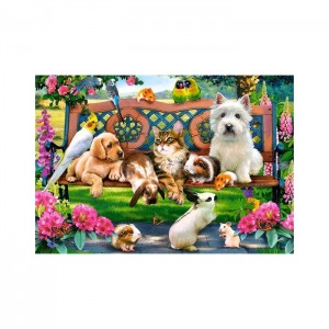 Castorland 1000 Parça Puzzle Pets in the Park
