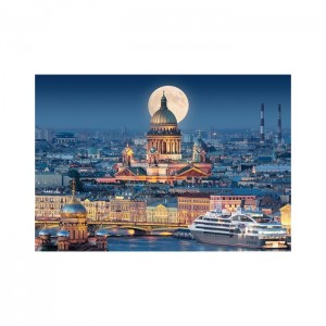 Castorland 1000 Parça Puzzle Fullmoon Over St. Isaac's Cathedral