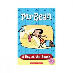 Popcorn ELT Readers Starter Level : Mr Bean : A Day at the Beach +CD