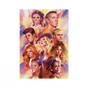 Art 2000 Parça Dünya Müzik Starları Puzzle