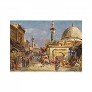 Gold 1000 Parça Puzzle Tarihten Bir Sokak