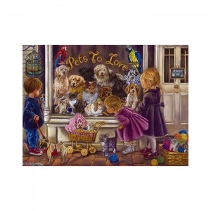 Anatolian 1000 Parça Puzzle Hayvan Sevgisi