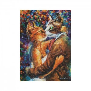 Art 1000 Parça Aşık Kedilerin Dansı Puzzle