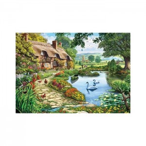 KS Games 1500 Parça Puzzle - Göl Kenarındaki Yaşam - Steve Crips