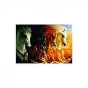Anatolian 2000 Parça Puzzle Mahşerin Dört Atı - Four Horses of the Apocalypse