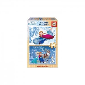 Educa 2x50 Parça Puzzle Frozen