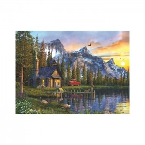 Anatolian 1000 Parça Puzzle Dağevinde Günbatımı / Sunset Cabin