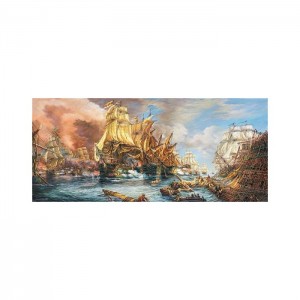 Castorland 600 Parça Puzzle Battle at the Sea