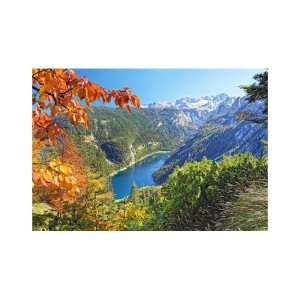 Castorland 2000 Parça Puzzle Navy Blue Lake in the Distance