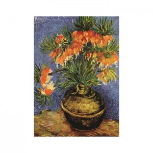 Gold 1000 Parça Puzzle Bakır Vazoda Zambaklar