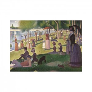 Gold 1000 Parça Puzzle La Grande Jatte'ta Bir Pazar