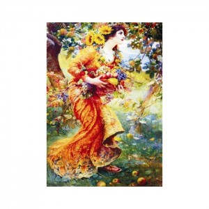 Gold 1000 Parça Puzzle Meyve Bahçesinde