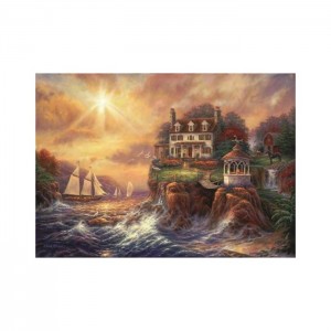 Gold 1000 Parça Puzzle Karmaşadan Uzakta