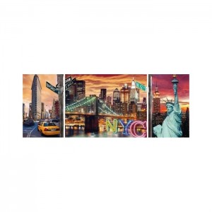 Ravensburger 1000 Parça Panoramik Puzzle New York Işıltısı