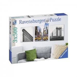 Ravensburger 3x500 Parça Puzzle NY