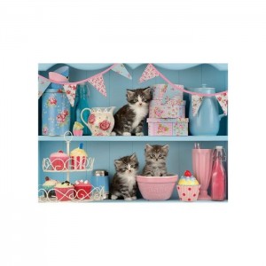 Ravensburger 500 Parça Puzzle Kittens and Cupcakes
