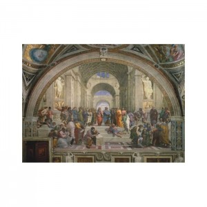 Perre 1000 Parça Puzzle Atina Okulu