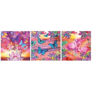 Educa 3x500 Parça Tropikal Manzaralar Puzzle 