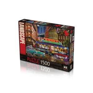 Ks Games 1500 Parça Rickey's Diner Puzzle