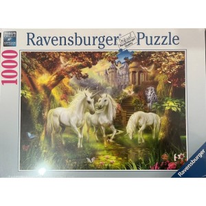 Ravensburger 1000 Parça Ormanda Atlar Puzzle