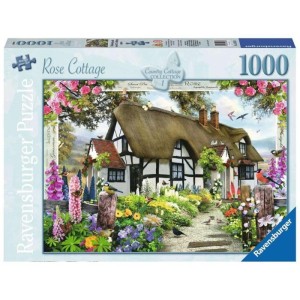 Ravensburger 1000 Parça Rose Cottage Puzzle