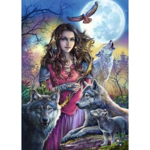 Ravensburger 1000 Parça Protector of Wolfes Puzzle
