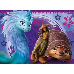 Ravensburger 100 Parça The Fanstastic World of Raya XXL Çocuk Puzzle