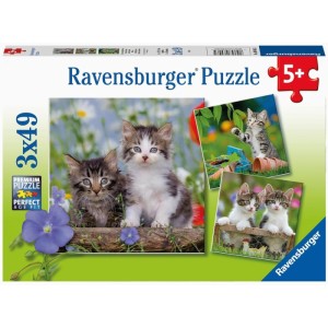 Ravensburger 3x49 Parça Kittens Çocuk Puzzle