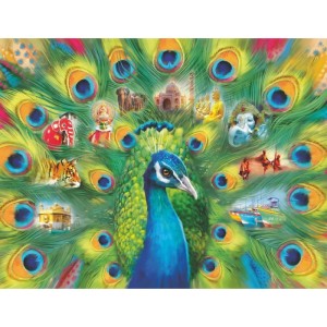 Ravensburger 2000 Parça Land of the Peacock Puzzle