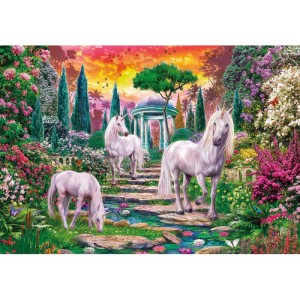 Clementoni 2000 Parça Classical Garden Unicorns Puzzle