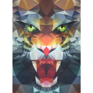 Ravensburger 500 Parça Polygon Lion Puzzle
