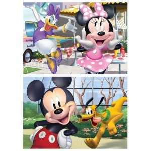 Educa 2x25 Parça Minnie Mouse Ahşap Puzzle