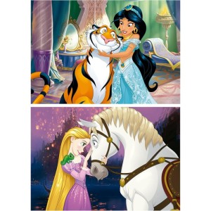 Educa 2x16 Parça Disney Princess Ahşap Puzzle